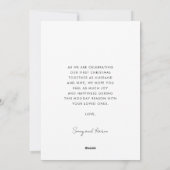 Huwelijk en vrolijke trouwfoto kaart (Achterkant)