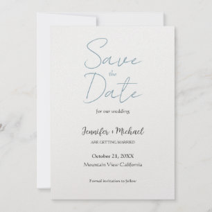Huwelijk huwelijk minimalistische kalligrafie scri save the date