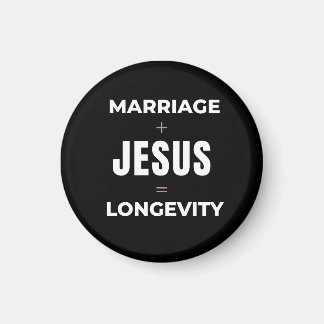 Huwelijk + Jezus = Lange levensduur Magneet