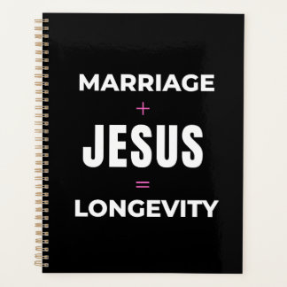 Huwelijk + Jezus = Lange levensduur Planner