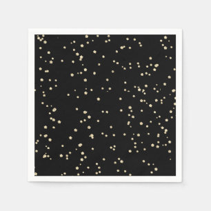 Huwelijk Jubileum Gouden Glitter Papier Servet