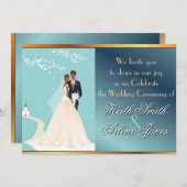 Huwelijk Kaart (Voorkant / Achterkant)