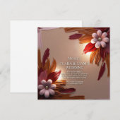 huwelijk kaart (Voorkant / Achterkant)