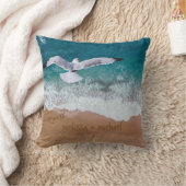 Huwelijk 🌴💍 Koppels Namen in Zand Schrijven Kust Kussen (Deken)