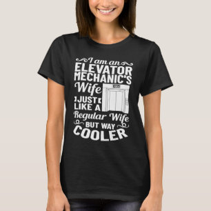 Huwelijk Liftmonteur Knoopjes Technicus Inspecteur T-shirt