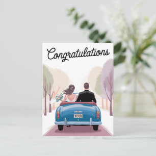 Huwelijk Man Vrouw Felicitaties Trouwcadeau Briefkaart