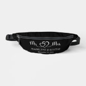 Huwelijk Mr en Mrs Elegant Script Heuptasje (Voorkant)