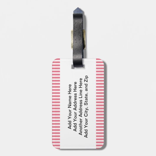 Huwelijk onbeleefd ontwaken bagagelabel (Achterkant verticaal)