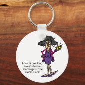 Huwelijk onbeleefd ontwaken sleutelhanger (Voorkant)