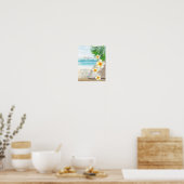 Huwelijk op het Strand Poster (Keuken)