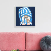 Huwelijk - Premium verwaterd canvas (glanzend) (Insitu (Woonkamer))