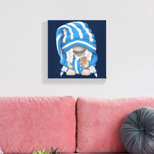 Huwelijk - Premium verwaterd canvas (glanzend) (Insitu (Woonkamer))