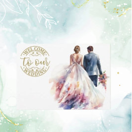 Huwelijk Rustiek Classic Boho Bloemen Informatiekaartje