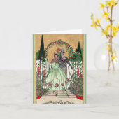 huwelijk, trouwkaart kaart (Gele Bloem)