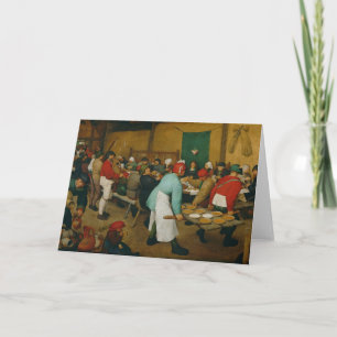 Huwelijk van de boer, 1568 kaart