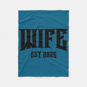 Huwelijk vrijgezellenfeest grunge rock vrouw gesch fleece deken
