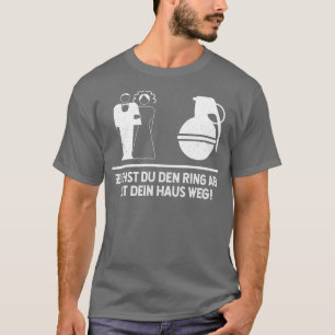 Huwelijk vrijgezellenfeest scheiding grappig t-shirt