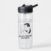 Huwelijk: Waarom andere? Waterfles (Links)