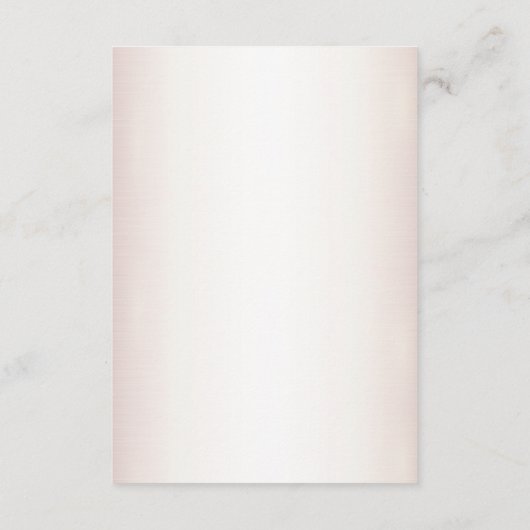 Huwelijk Waterverf Boho Roze Bloemen Elegant Informatiekaartje (Achterkant)