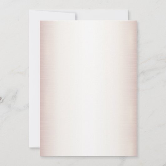 Huwelijk Waterverf Boho Roze Bloemen Elegant Save The Date (Achterkant)