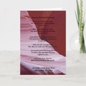 Huwelijk Wenskaart Apache Blessing Inside v2 Kaart (Voorkant)