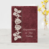 Huwelijken en Oud Kant Kaart (Gele Bloem)