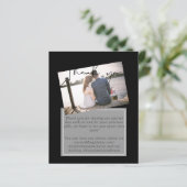 Huwelijks Dankkaartjes Met Foto Virtueel Digitaal (Staand voorkant)