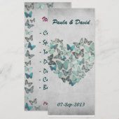 Huwelijks Itinerarium Kaart (Voorkant / Achterkant)