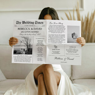 Huwelijks Krant De Jonggehuwden Post Kranten Kaart