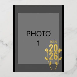 Huwelijksaankondiging Folie Post Kaart