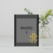 Huwelijksaankondiging Folie Post Kaart (Staand Voorkant)