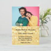 Huwelijksaankondiging Fotokaart Aankondiging (Staand voorkant)