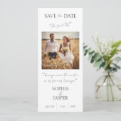 Huwelijksaankondigingskaart "Save the Date" Kaart (Staand voorkant)