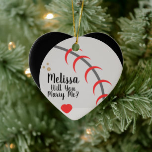 Huwelijksaanzoek Ornament- Wil je met me trouwen h Keramisch Ornament