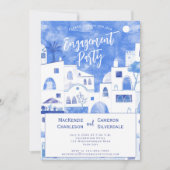 Huwelijksaanzoekfeest op Santorini Kaart (Voorkant)