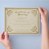 huwelijksakte flyer (Hand)