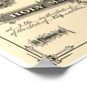  huwelijksakte poster (Hoek)