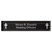 Huwelijksambtenaar Desk Naambord (Voorkant)