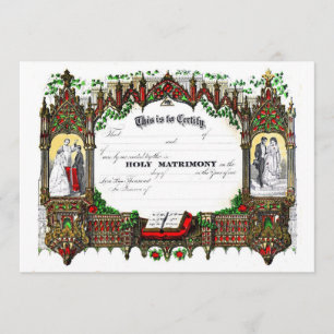 huwelijksattest uit 1877 kaart