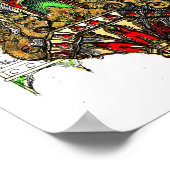 huwelijksattest uit 1877 poster (Hoek)