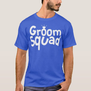 huwelijksbachelorpartij groom squad t-shirt