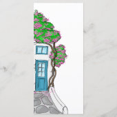 Huwelijksbestemming Griekenland Grieks Eiland Menu (Achterkant)