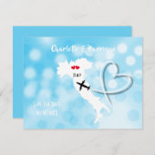 huwelijksbestemming Italië behalve datum Save The Date (Voorkant / Achterkant)