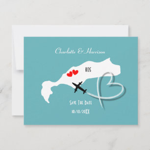 Huwelijksbestemming Kos Save The Date