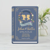 Huwelijksboek Bibliotheek Thema Hoesje Hoofdstuk E Kaart (Staand voorkant)
