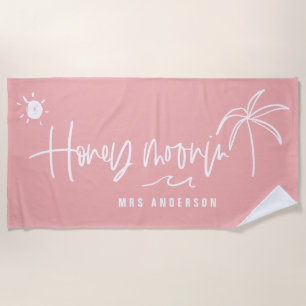 huwelijkscadeau met Honeymoonin Strandlaken
