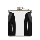 Huwelijkscadeau voor bruidegom - gepersonaliseerde heupfles (Achterkant)