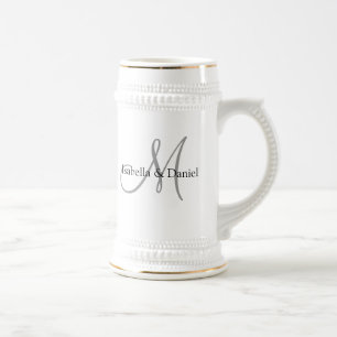 Huwelijkscadeaus Mok Monogrammen