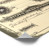  huwelijkscertificaat met fotokaders poster (Hoek)