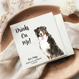 Huwelijkscocktailservetten voor honden servet